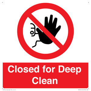 Closed for Deep Clean